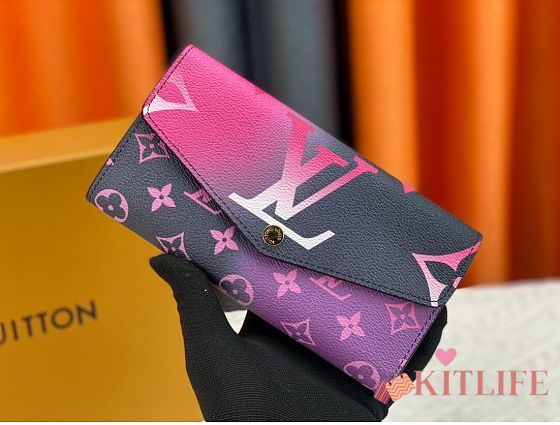 Kitlife Louis Vuitton Envelope Wallet Black Gradient M81276 19x10.5x2.5cm - 1