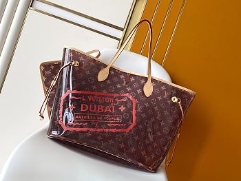 Kitlife Louis Vuitton Vinyl Monogram Dubai Neverfull GM Bag M14491 39x19x32cm
