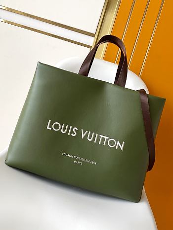 Kitlife Louis Vuitton Mini Shopper Tote Bag Green M13982 40x32x16cm 