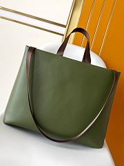 Kitlife Louis Vuitton Mini Shopper Tote Bag Green M13982 40x32x16cm  - 2