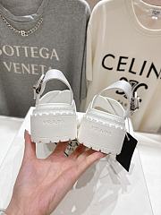 Kitlife Prada 2025SS Platform Beach Sandals White - 6