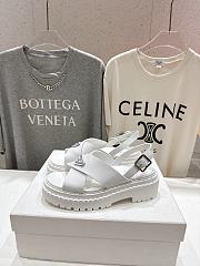 Kitlife Prada 2025SS Platform Beach Sandals White - 3