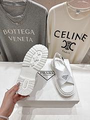 Kitlife Prada 2025SS Platform Beach Sandals White - 2