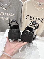 Kitlife Prada 2025SS Platform Beach Sandals Black - 5