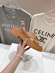 Kitlife Prada 2025SS Platform Beach Sandals Brown - 5
