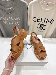 Kitlife Prada 2025SS Platform Beach Sandals Brown - 6