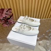 Kitlife Prada Classic Triangle Logo Half Slides White - 6