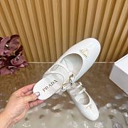Kitlife Prada Classic Triangle Logo Half Slides White - 5