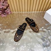 Kitlife Prada Classic Triangle Logo Half Slides Leopard Print  - 5