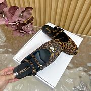Kitlife Prada Classic Triangle Logo Half Slides Leopard Print  - 2
