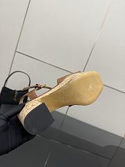Kitlife Valentino Garavani VLogo Signature 80 Brown Leather Platform Sandals - 6