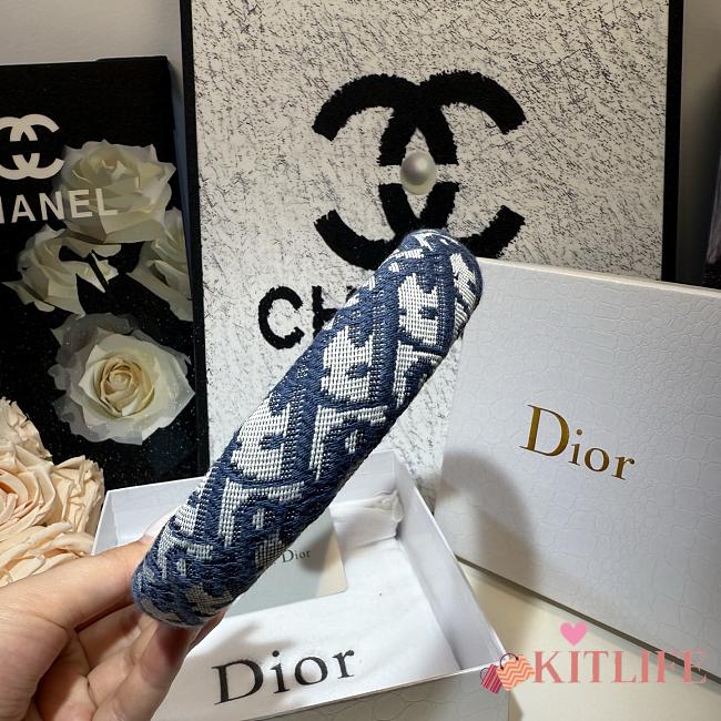 Kitlife Dior Headband Blue & Beige - 1