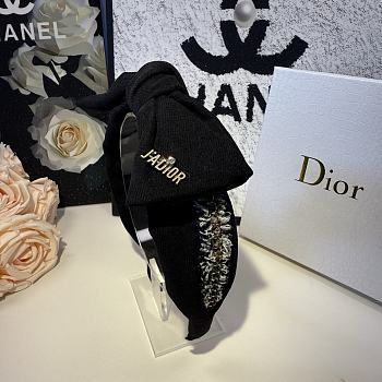 Kitlife Dior Logo Headband Black