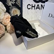 Kitlife Dior Logo Headband Black - 3