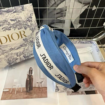 Kitlife Dior Blue Denim Headband