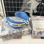 Kitlife Dior Blue Denim Headband - 5
