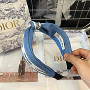 Kitlife Dior Blue Denim Headband - 4