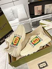 Kitlife Gucci Rhyton White Leather Sneaker Vintage Logo - 4