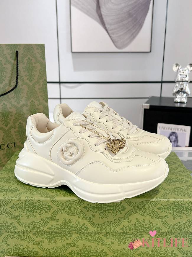 Kitlife Gucci Rhyton Sneakers Ivory - 1
