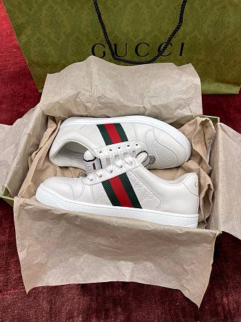 Kitlife Gucci Screener Sneakers White