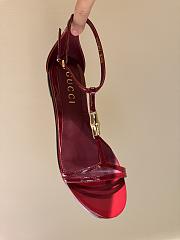 Kitlife Gucci 25SS Bamboo Buckle Sandals Red - 4