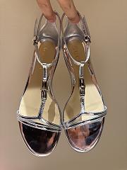 Kitlife Gucci 25SS Bamboo Buckle Sandals Silver - 1