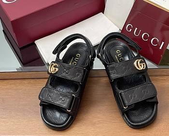 Kitlife Gucci Sandals With Double G in Black