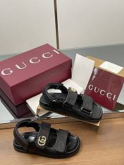 Kitlife Gucci Sandals With Double G in Black - 6