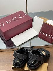 Kitlife Gucci Sandals With Double G in Black - 5