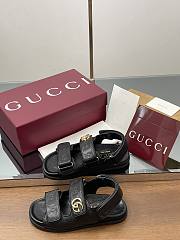 Kitlife Gucci Sandals With Double G in Black - 3