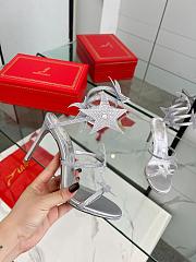 Kitlife René Caovilla 105mm Cleo Sandals Silver - 2