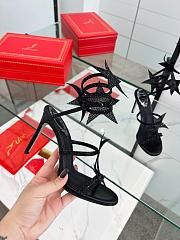 Kitlife René Caovilla 105mm Cleo Sandals Black  - 5