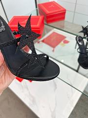 Kitlife René Caovilla 105mm Cleo Sandals Black  - 4