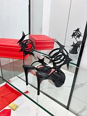 Kitlife René Caovilla 105mm Cleo Sandals Black  - 3