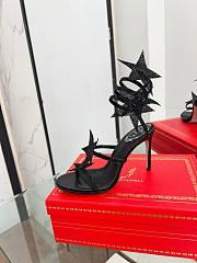 Kitlife René Caovilla 105mm Cleo Sandals Black  - 2