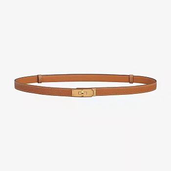 Kitlife Hermes Kelly Belt Brown With Gold / Silver Buckle 1.8cm