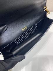 Kitlife Prada Saffiano Black Leather Shoulder Bag 20x11.5cm - 3