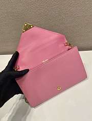 Kitlife Prada Saffiano Pink Leather Shoulder Bag 20x11.5cm - 2