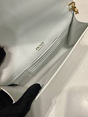 Kitlife Prada Saffiano White Leather Shoulder Bag 20x11.5cm - 5