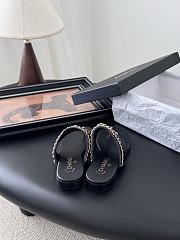Kitlife Chanel 25C Bow Chain Slides Black - 6