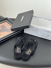 Kitlife Chanel 25K Camellia Slippers Black Bling - 5