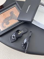 Kitlife Chanel 25K Camellia Slippers Black  - 6
