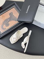 Kitlife Chanel 25K Camellia Slippers White - 6