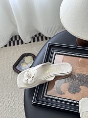 Kitlife Chanel 25K Camellia Slippers White - 2