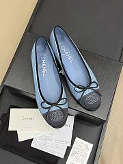 Kitlife Chanel Classic Ballet Shoes Light Blue - 1