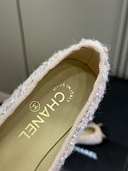 Kitlife Chanel Classic Ballet Shoes Beige Tweed - 6