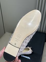 Kitlife Chanel Classic Ballet Shoes Beige Tweed - 5