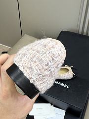 Kitlife Chanel Classic Ballet Shoes Beige Tweed - 3