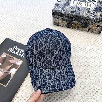 Kitlife Dior Blue Denim Baseball Cap