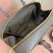 Kitlife Miu Miu Arcadie Leather Bag Grey 500142 22x10.5x7.5cm - 2